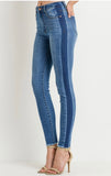 Tuxedo Stripe Skinny Jeans