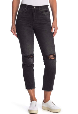 Black Cropped Jeans