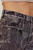 Black Bandana Print Shorts