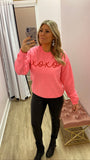 Pink XOXO Sweatshirt