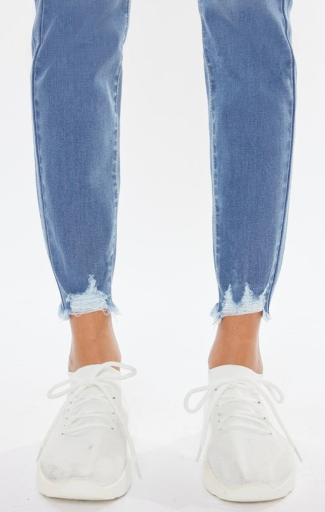 Lightwash High Rise Superskinny Jeans