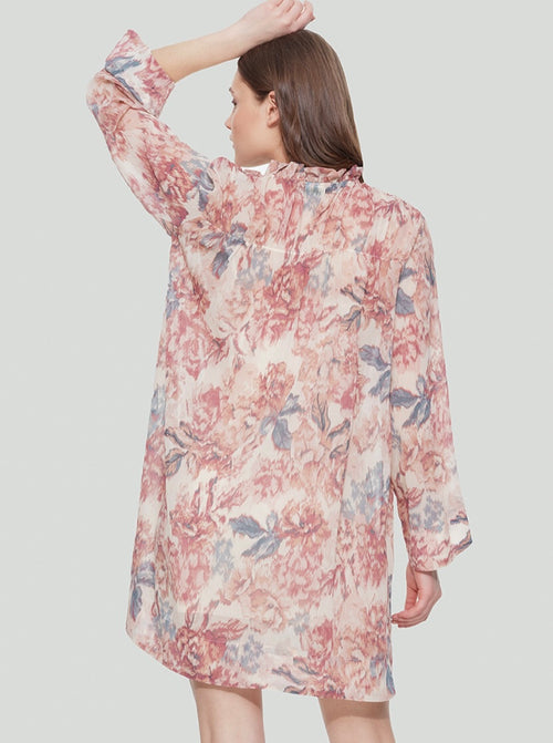 Antique Floral Shift Dress