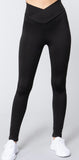 Black Wide Waistband Leggings