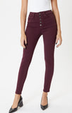 Wine Skinny Jeans