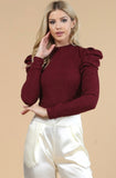 Wine Sparkle Poof Top