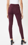 Wine Skinny Jeans