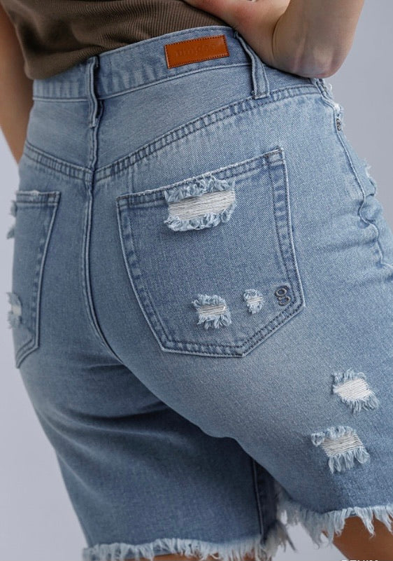 Light wash Denim Shorts