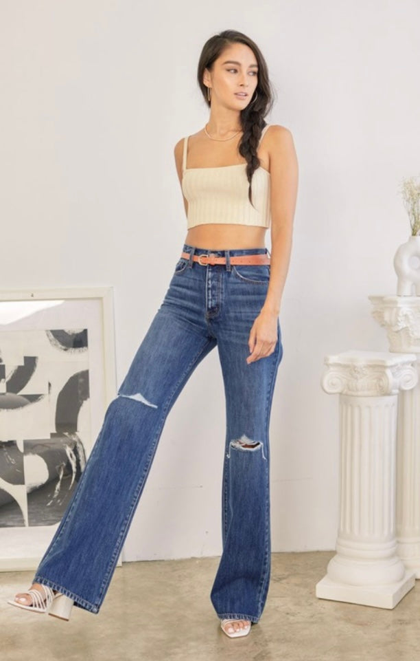 High Rise 90’s Wide Leg Jeans