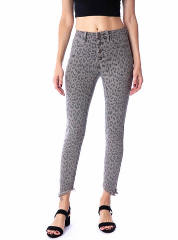Leopard Skinny Jeans