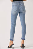 Shadow Hem Girlfriend Jeans
