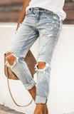 Paint Splatter Boyfriend Jeans