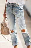 Paint Splatter Boyfriend Jeans