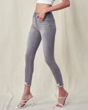Grey High Rise Skinny Jeans
