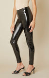 Black Vinyl-like Leggings