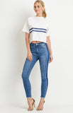 Tuxedo Stripe Skinny Jeans