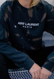 Black Tie Dye Aint Laurent Sweatshirt