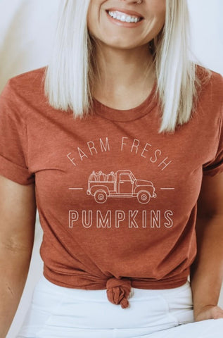 Rust Pumpkin Tee