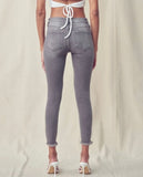 Grey High Rise Skinny Jeans