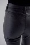 Leatherlike Zip Pants