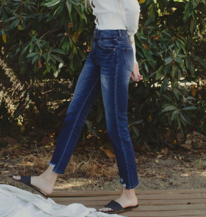 High Rise Straight Leg Jeans