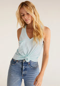 Iced Turquoise Pocket Tank