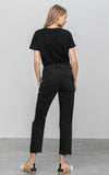 Black High Rise Mom Jeans