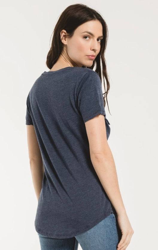 Black Iris Pocket Tee