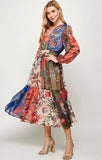 Floral Patchwork Dress