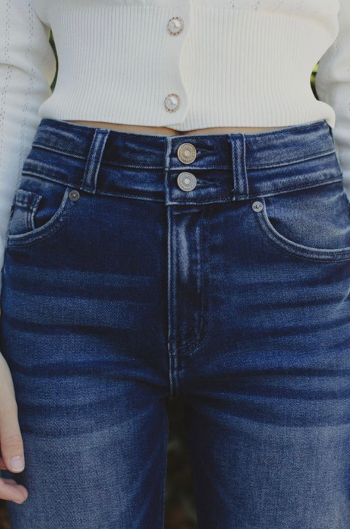 High Rise Straight Leg Jeans